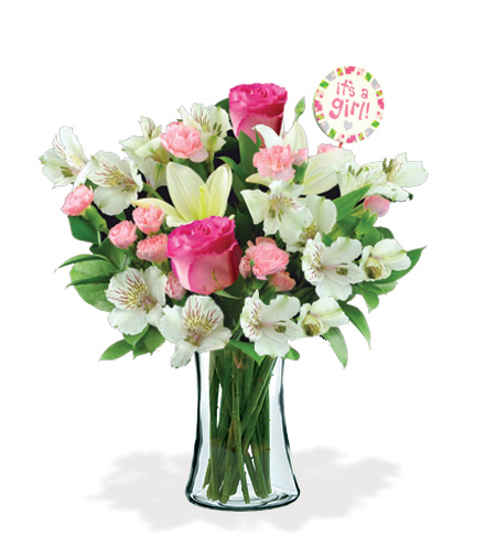 It's A Baby Girl Bouquet