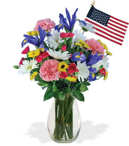 Thoughts of You with USA Flag