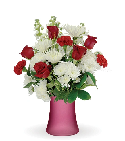 flowersページです❤️ Treasured Love Red & White | Blooms Today