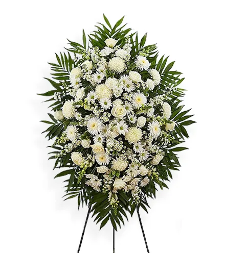 White Standing Spray | Blooms Today