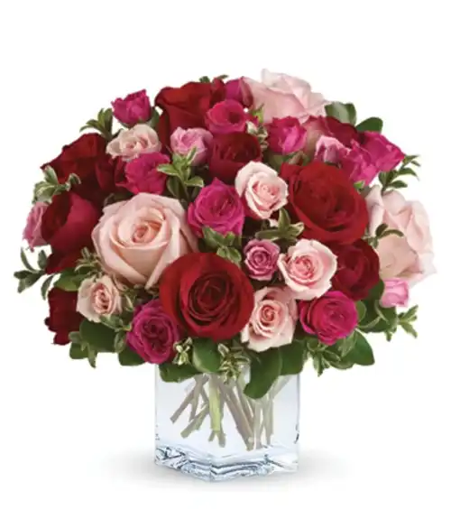 ★Flower★ 60個 Love Medley with Red Roses | Blooms Today | Blooms Today