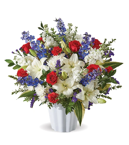 Hearts Remembered Floor Basket