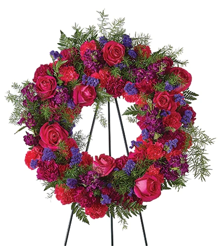 Radiant Garden Wreath