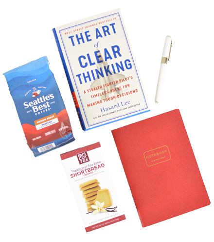 Clear Thinking Journal & Coffee Set